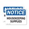 Signmission Housekeeping Supplies, 14 in W x Rectangle, Vinyl Decal OS-2PACK-NS-D-1014-L-13553 - alternate 1